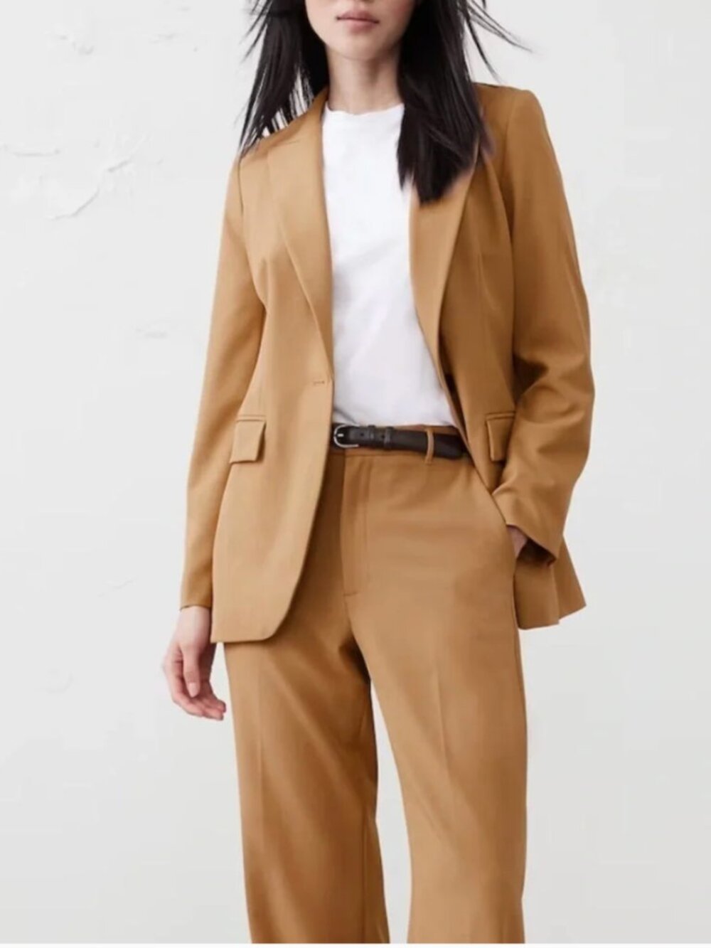 Banana Republic Stretch Sculpt Blazer - Camel